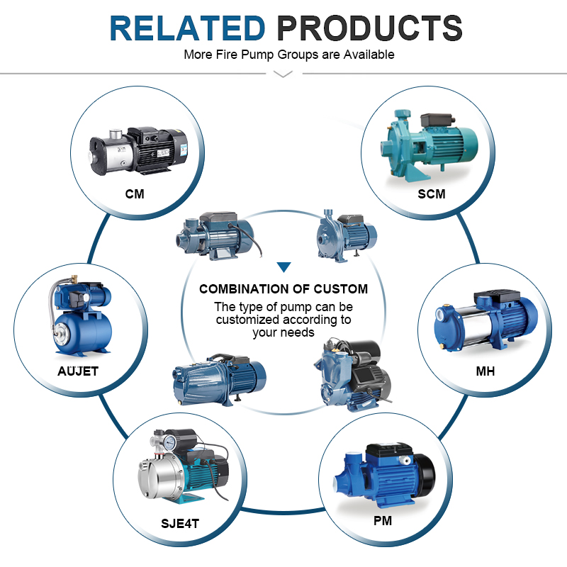 Bombas de agua centrífugas eléctricas de superficie CPm1.5HP para riego