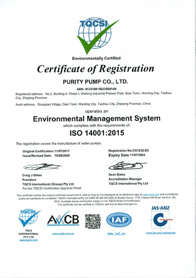 Sistema de Gestión Ambiental ISO14001